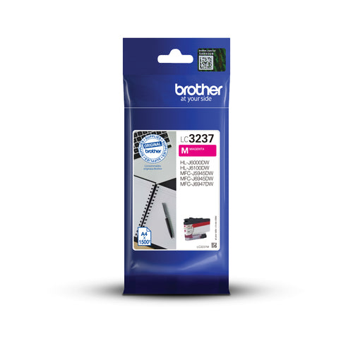 Brother LC-3237M ink cartridge 1 pc(s) Original Standard Yield Magenta Brother LC-3237M ink cartridge 1 pc(s) Original Standard Yield Magenta